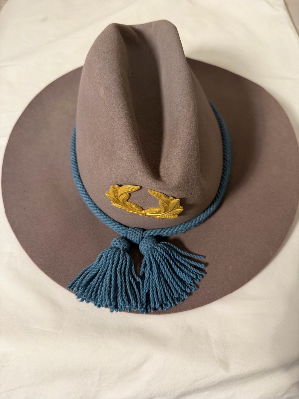 Vintage Felt Calvary Slouch Hat Size 7 1/8 MED - United Hatters Union Made